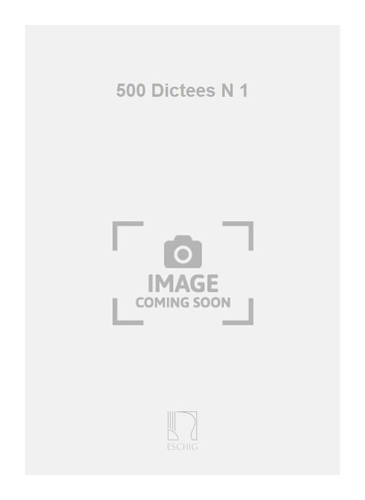 500 Dictees N 1